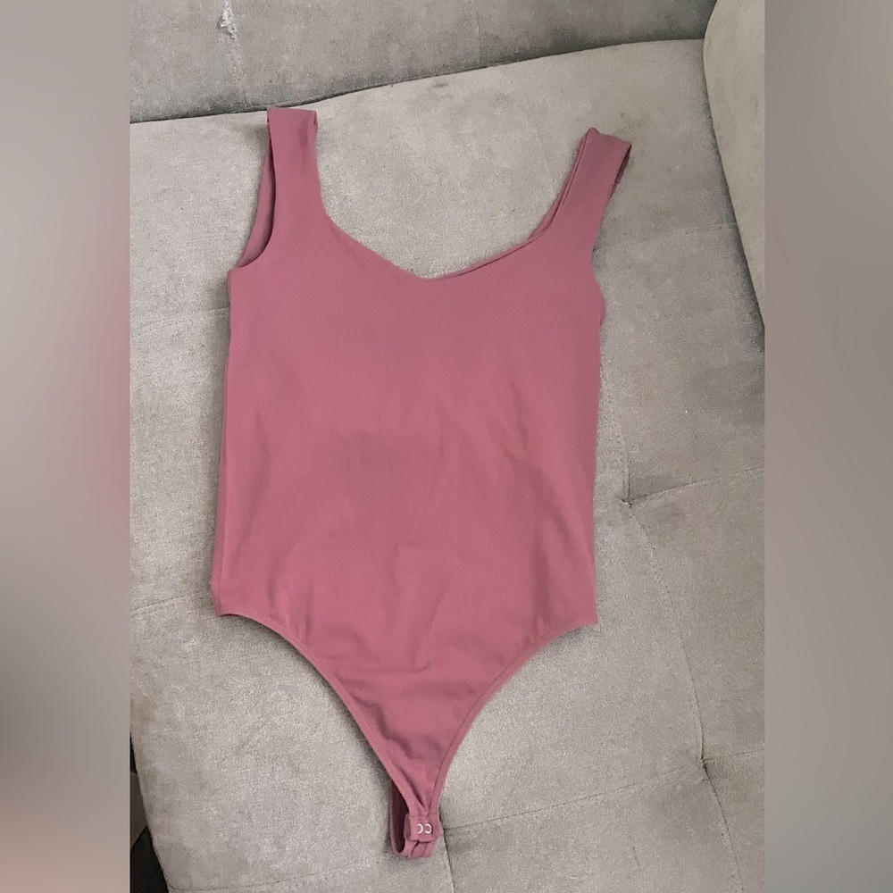 Free People Pink Bodysuit One Piece